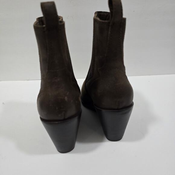 Lucky Brand Wilano Womens Boots Brown Leather Size 9.5M - Picture 4 of 13